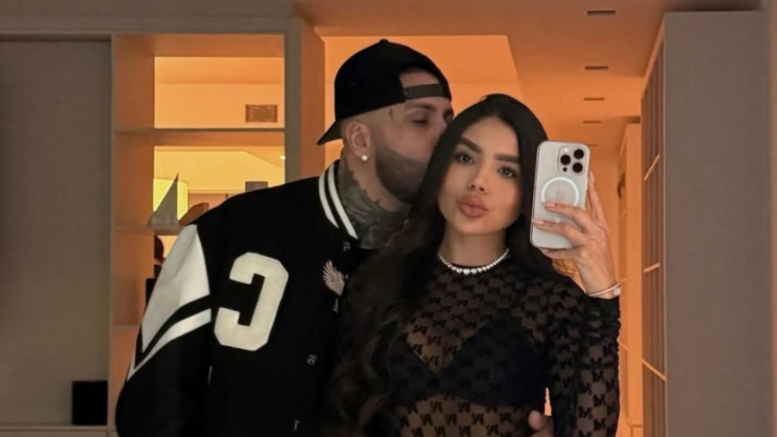 Nicky Jam y su esposa Juana Valentina