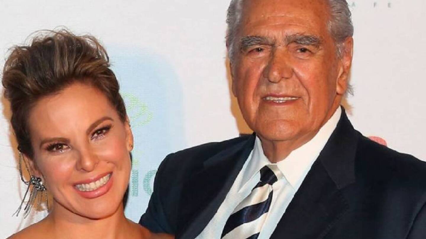 Kate del Castillo y su padre