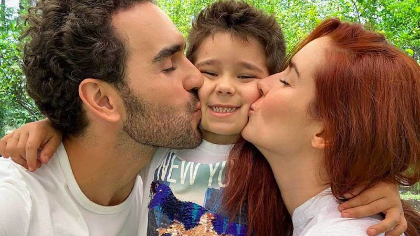 Ariadne Díaz celebra a su hijo