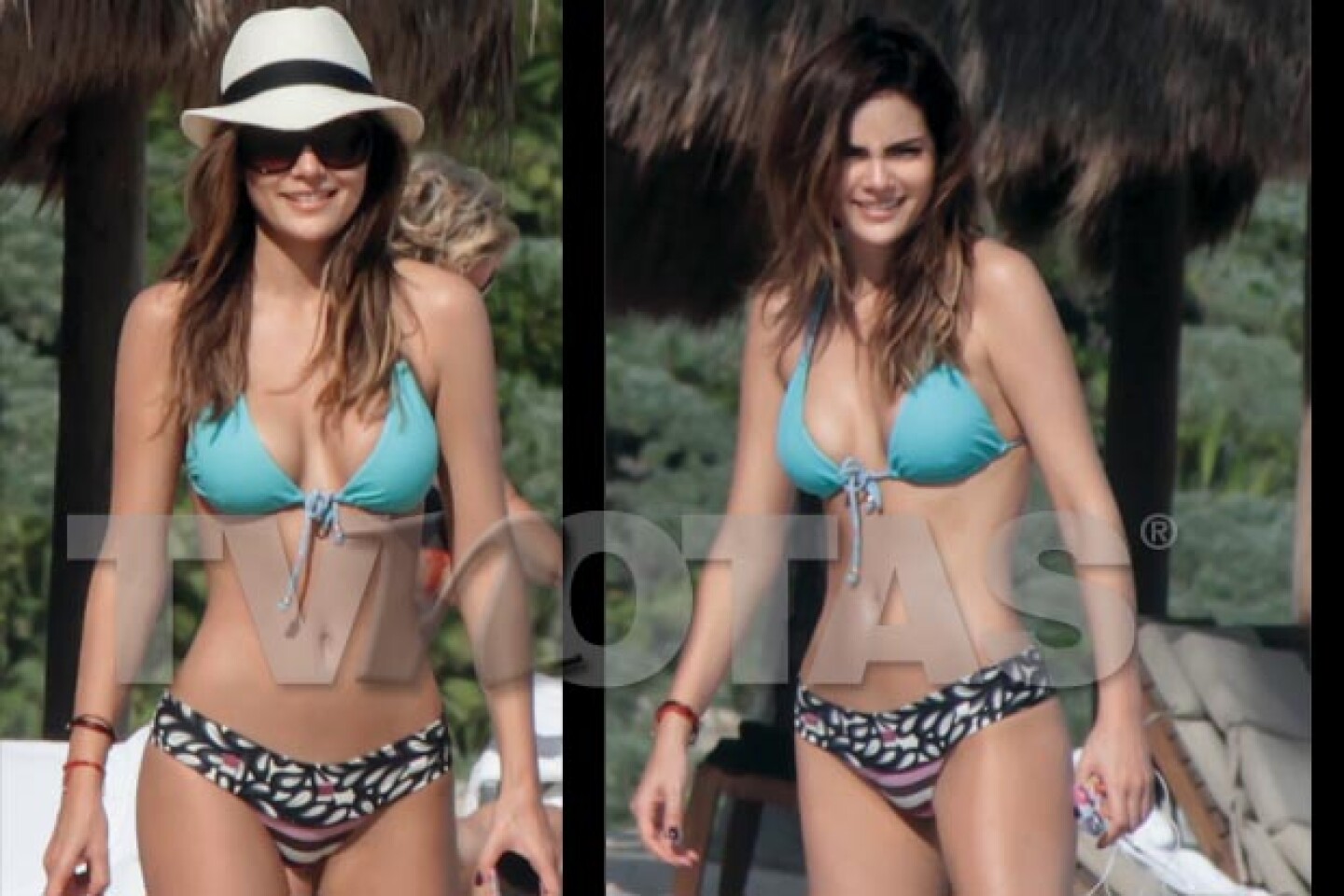 Así de hermosa y sensual captamos a Ximena Navarrete asoléandose en las playas de la Riviera Maya.