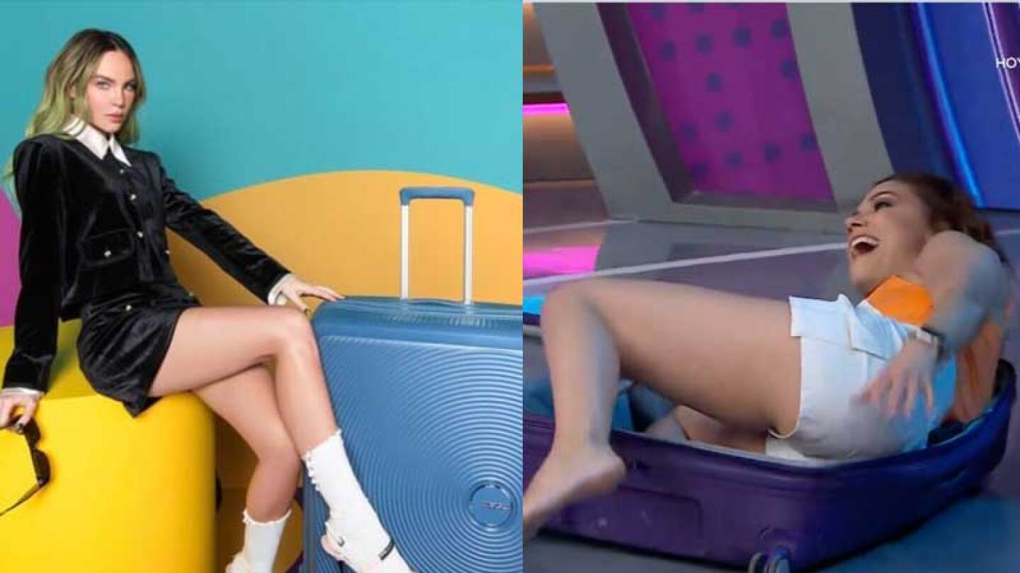 Belinda huye en maleta, Tábata Jalil imitación