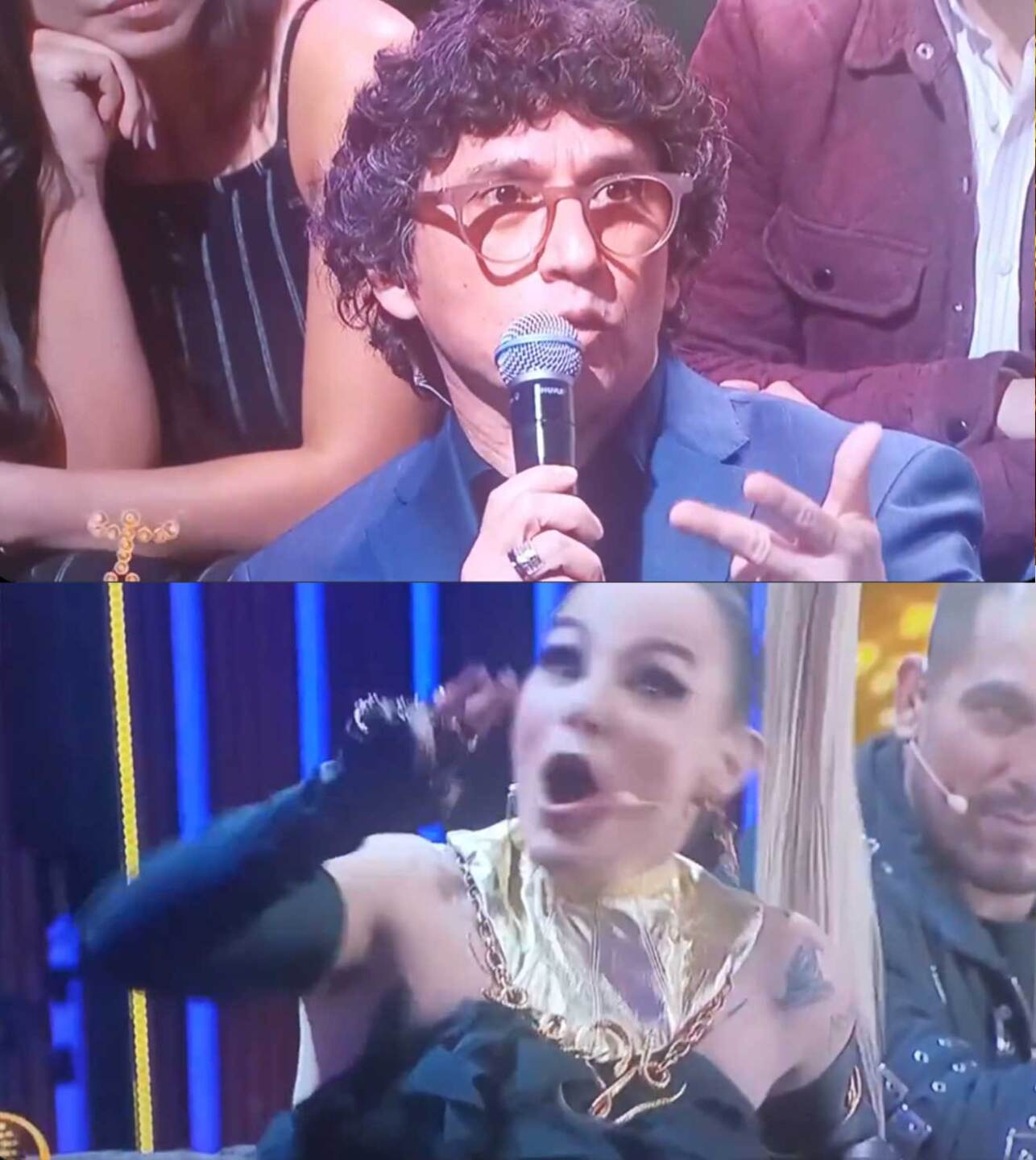 Héctor Martínez y Lola Cortés pelean en pleno programa: “ahora es el padre Karras”