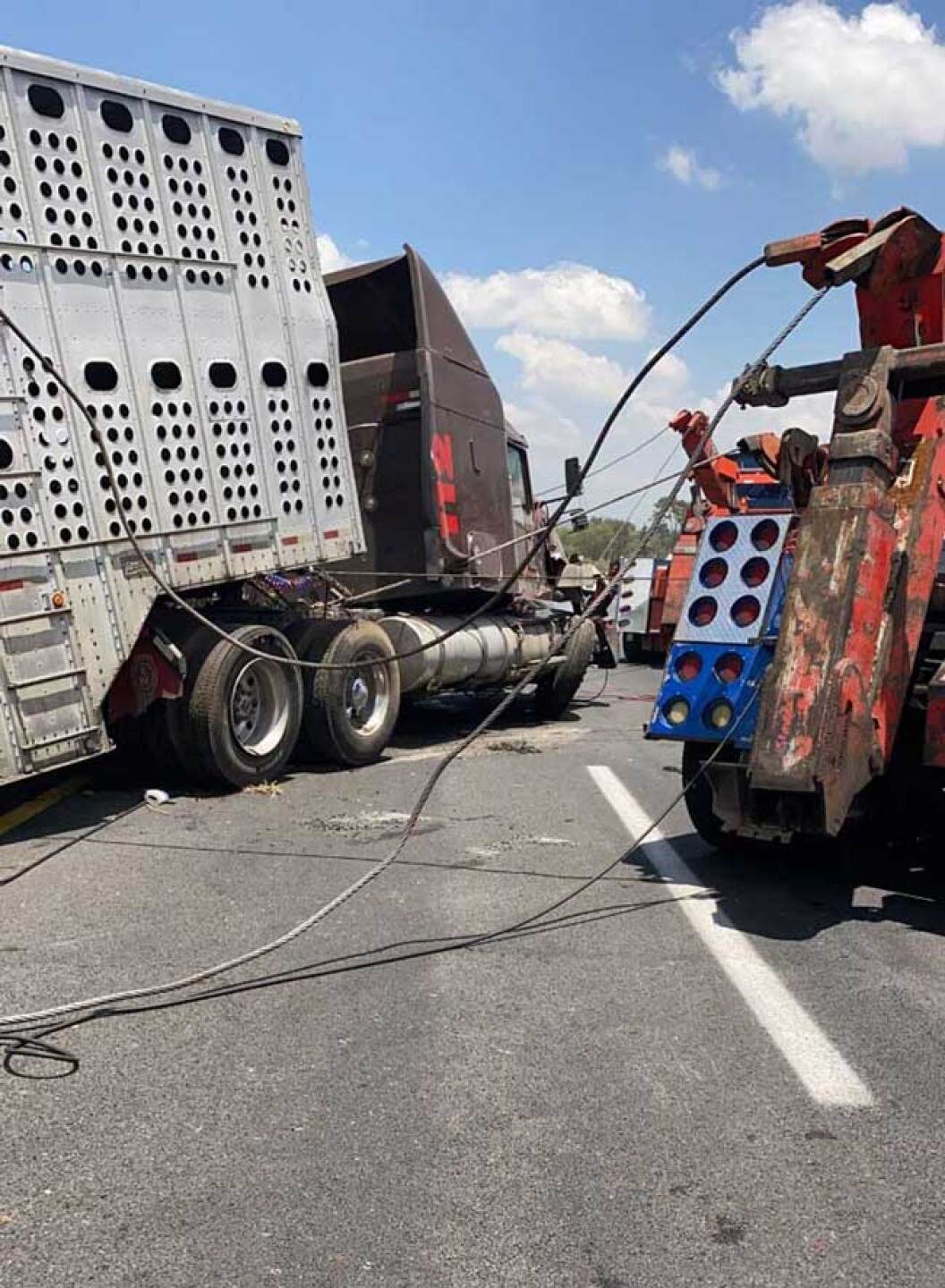 Accidente en la autopista México-Querétaro