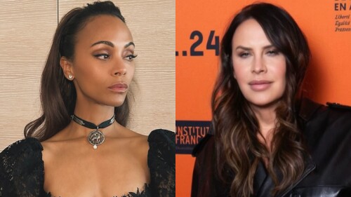 Zoe Saldaña y Karla Sofía Gascón