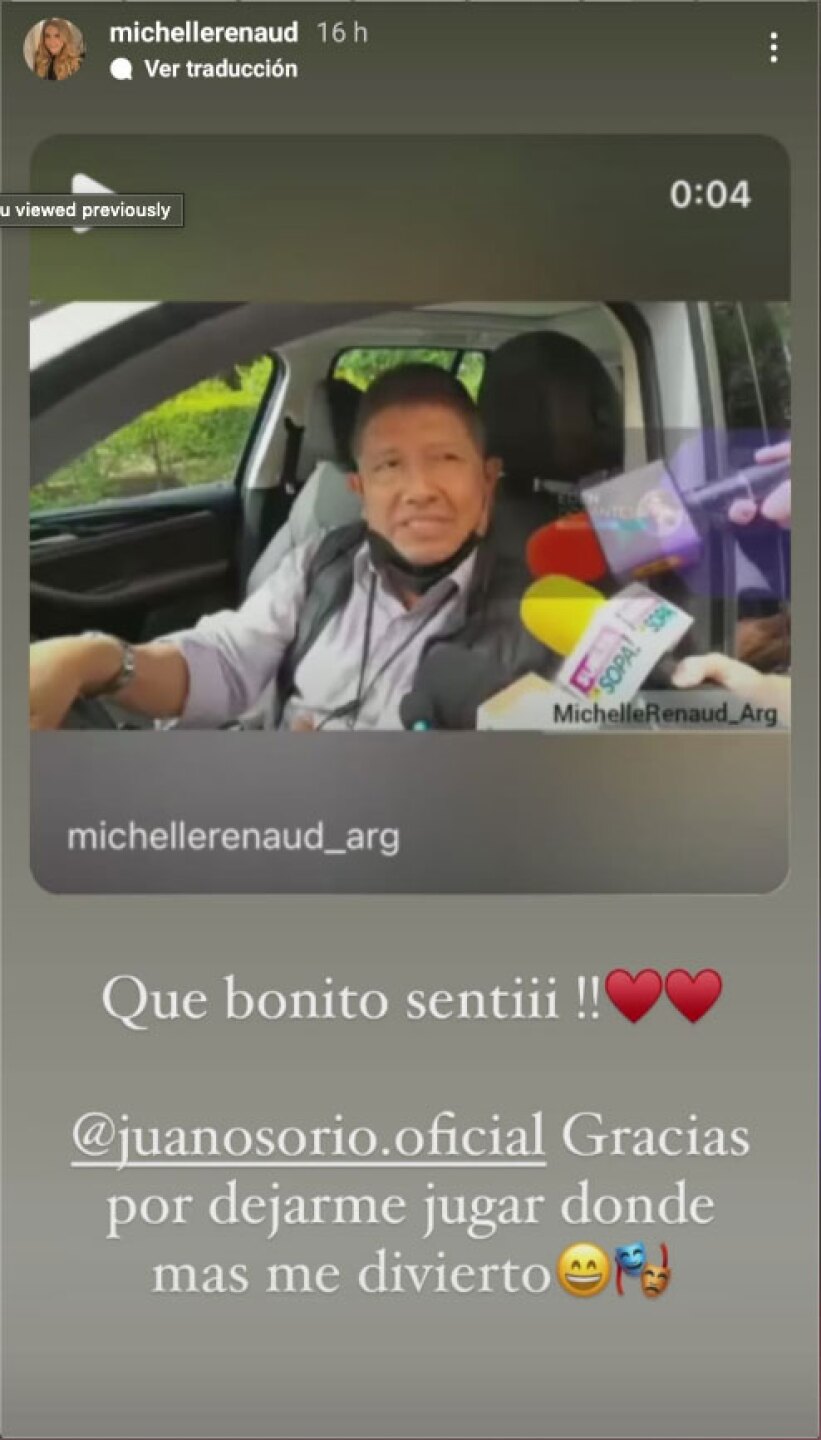 Michelle Renaud y su nuevo protagónico