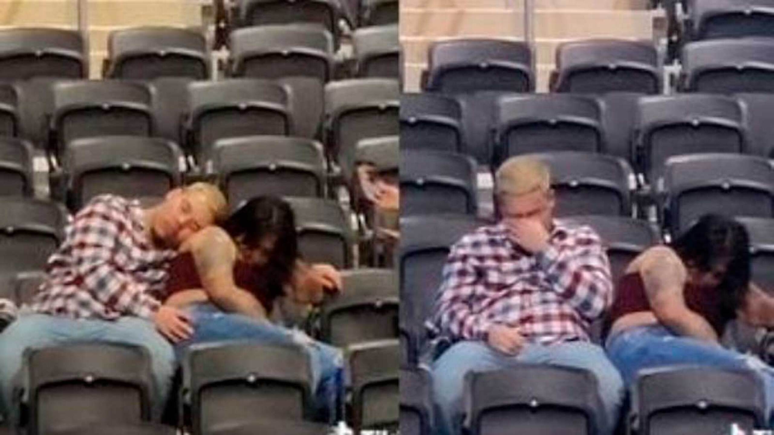 La pareja que se quedó dormida fue evidenciada en redes sociales