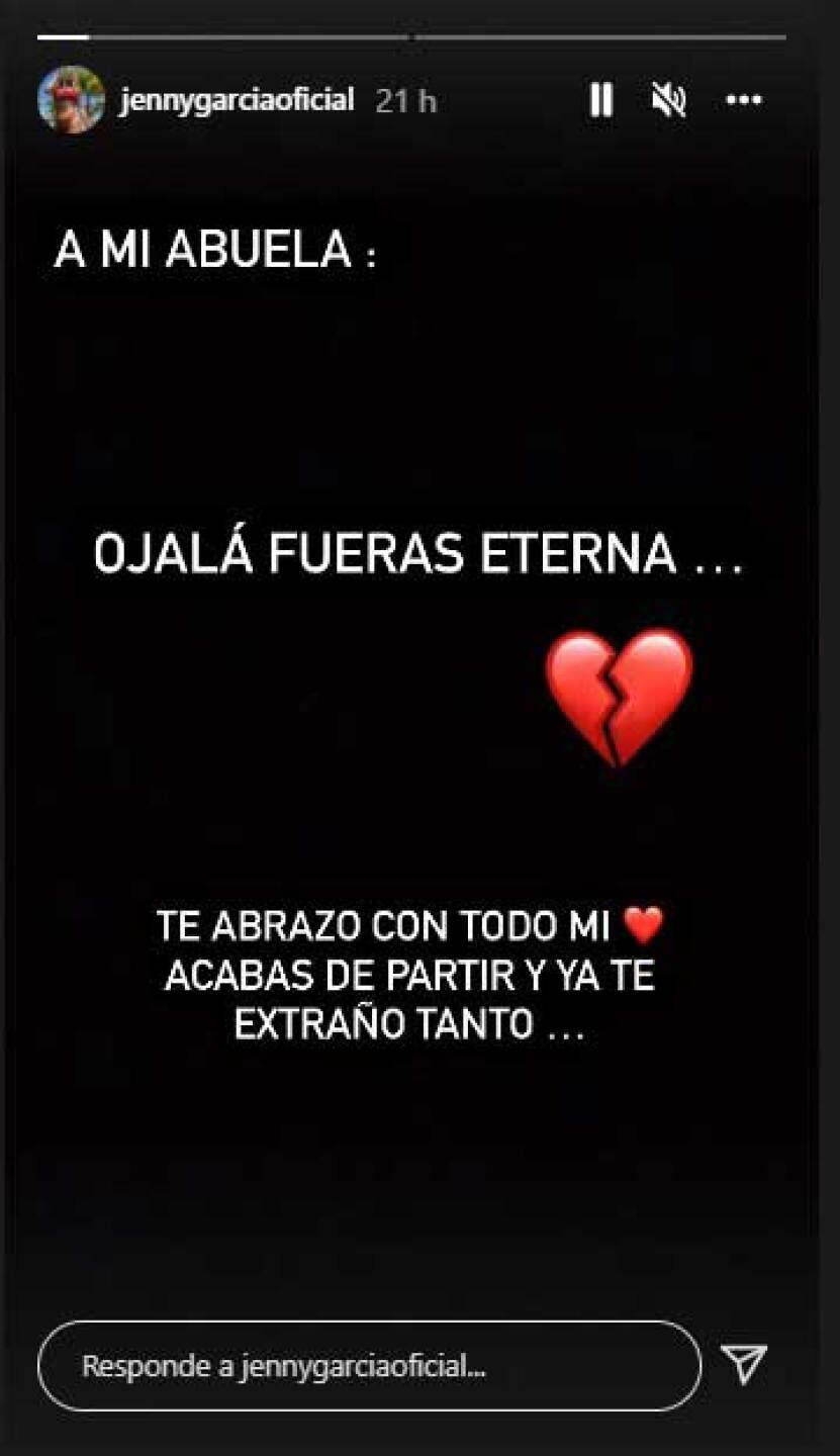 La bailarina se encuentra muy triste