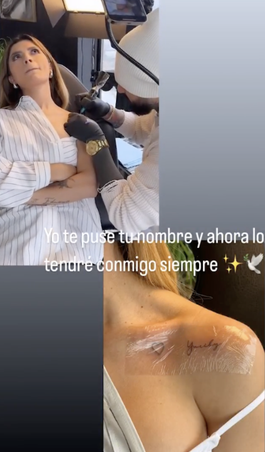 kim flores tatuaje sobrina fallecida foto
