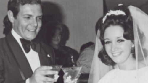 María Antonieta de las Nieves 'la Chilindrina' y su esposo