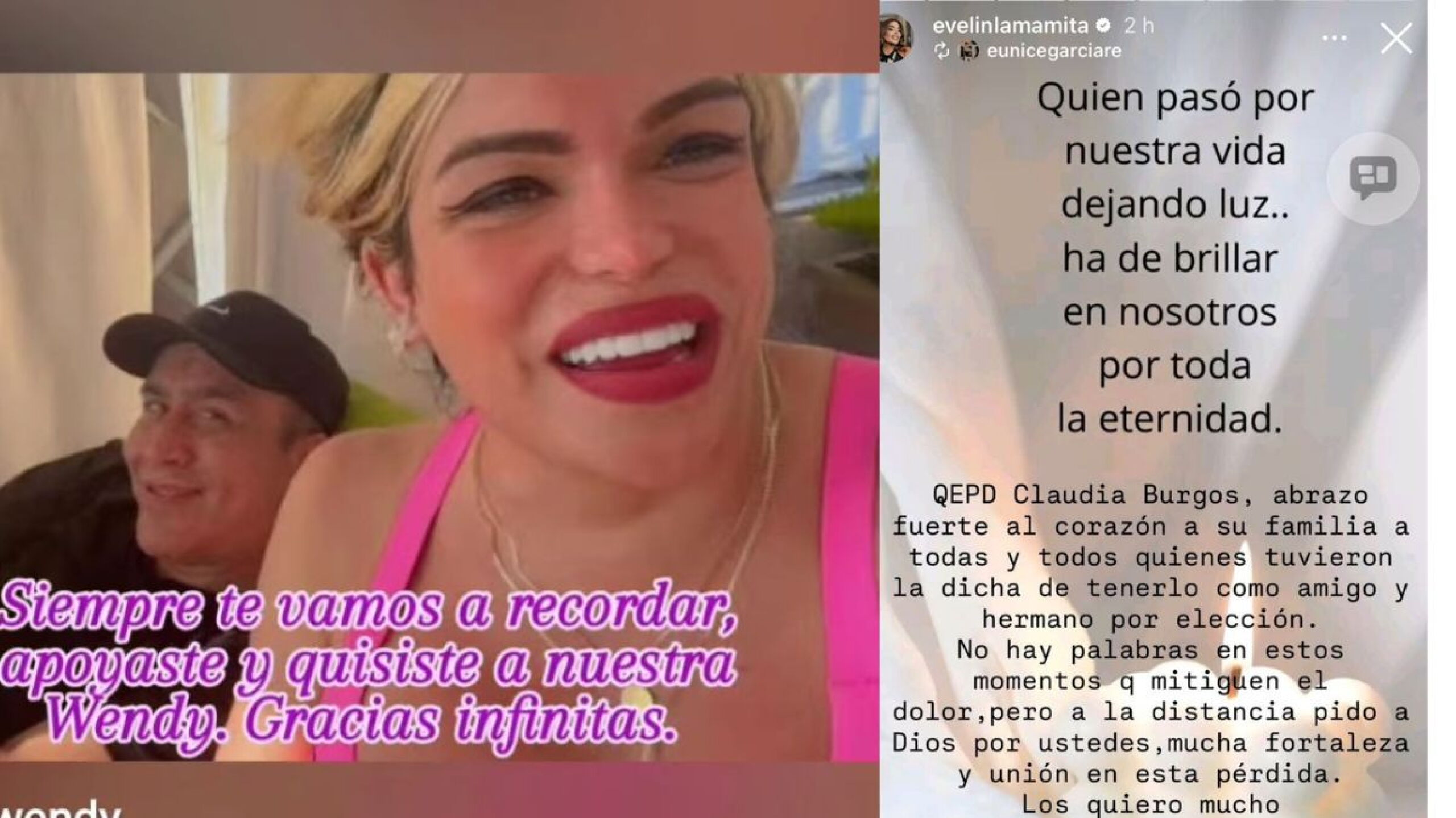 Muere Claudia Burgos, amiga de Las Perdidas