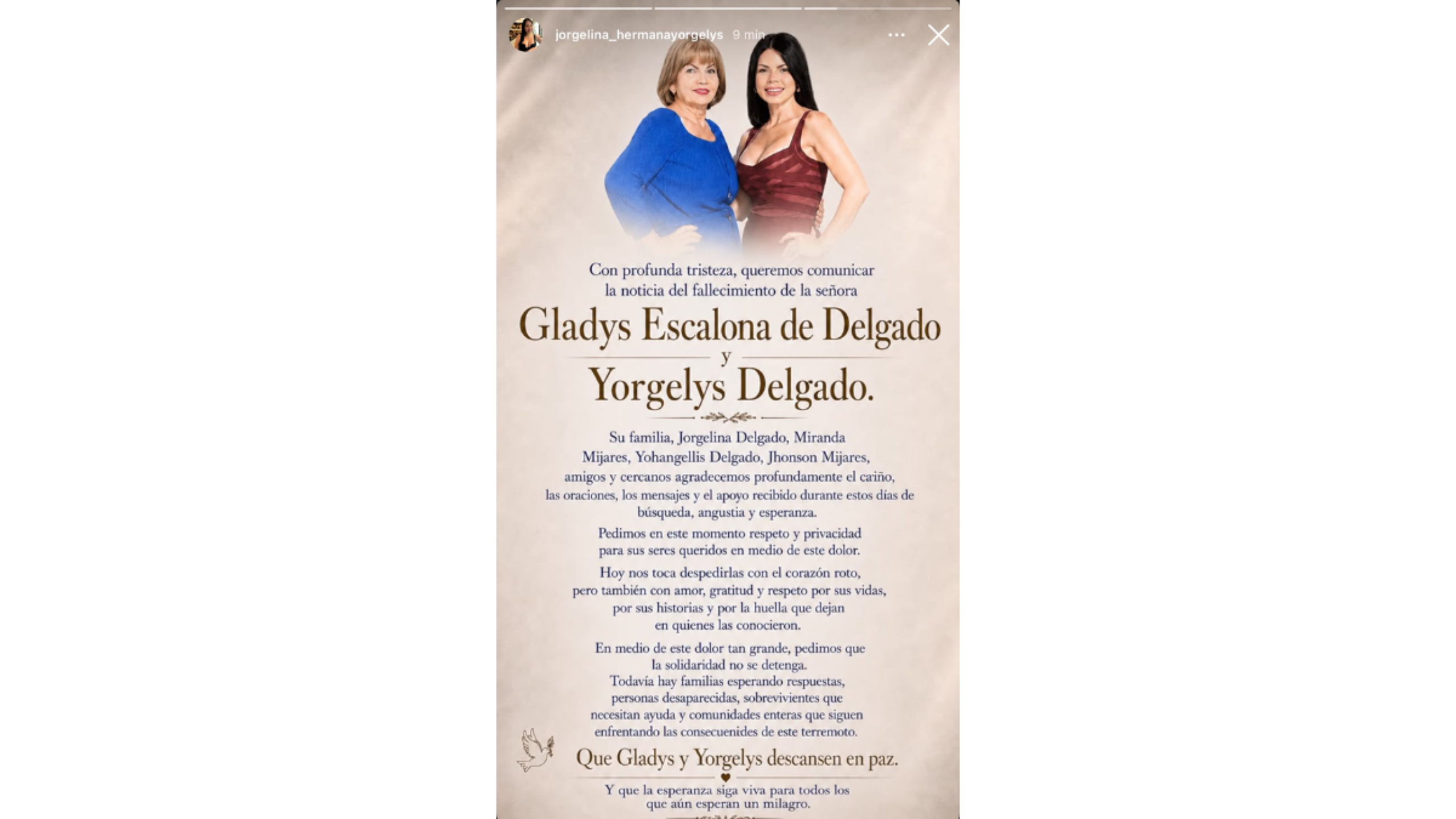 esquela yorgelis