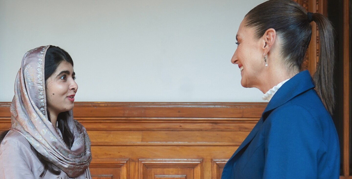 Claudia Sheinbaum y Malala