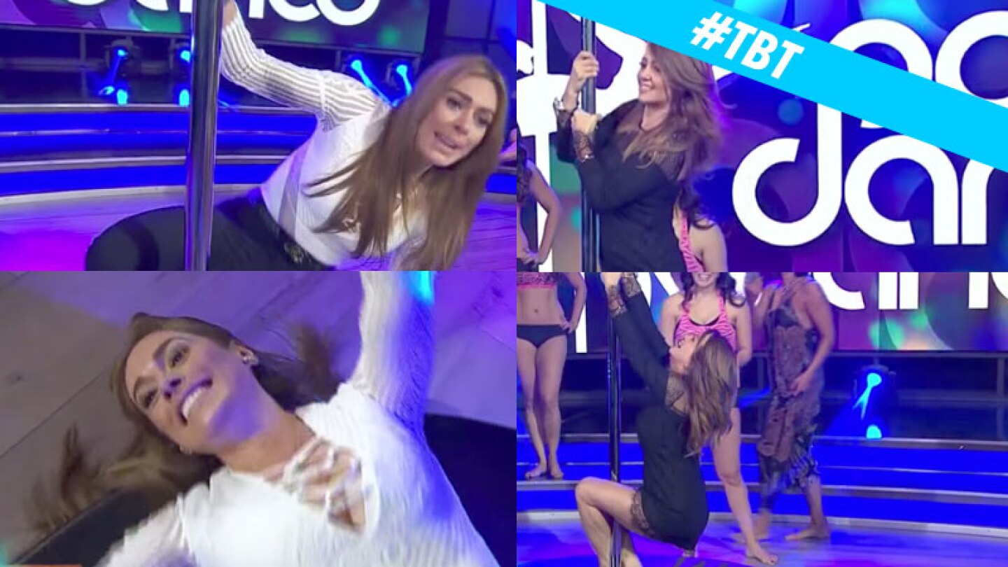 Andrea y Galilea rompieron esquemas y se atrevieron a bailar en el tubo en vivo.