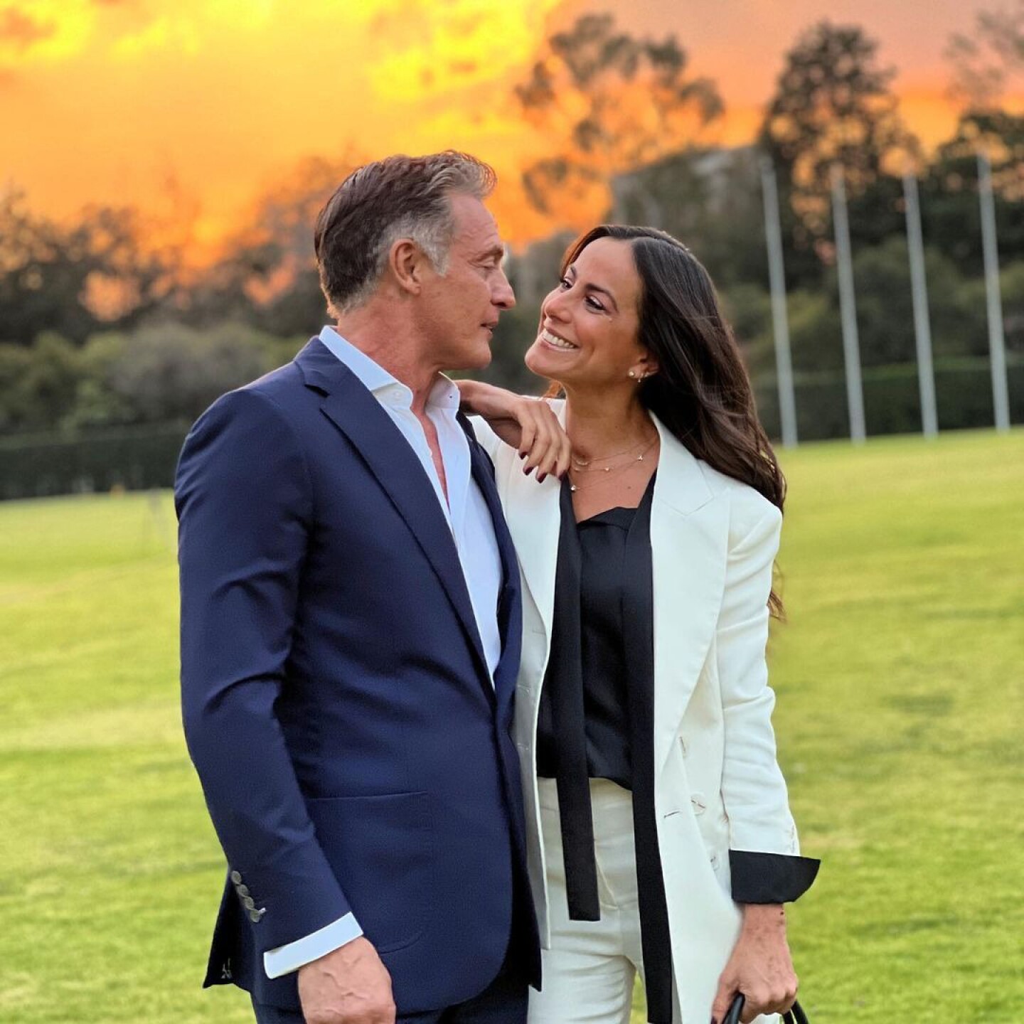 Juan Soler y su novia Paulina Mercado