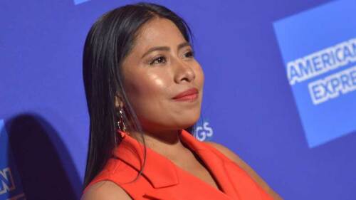 Descaradamente la marca 'Lenovo' blanquea a Yalitza Aparicio.