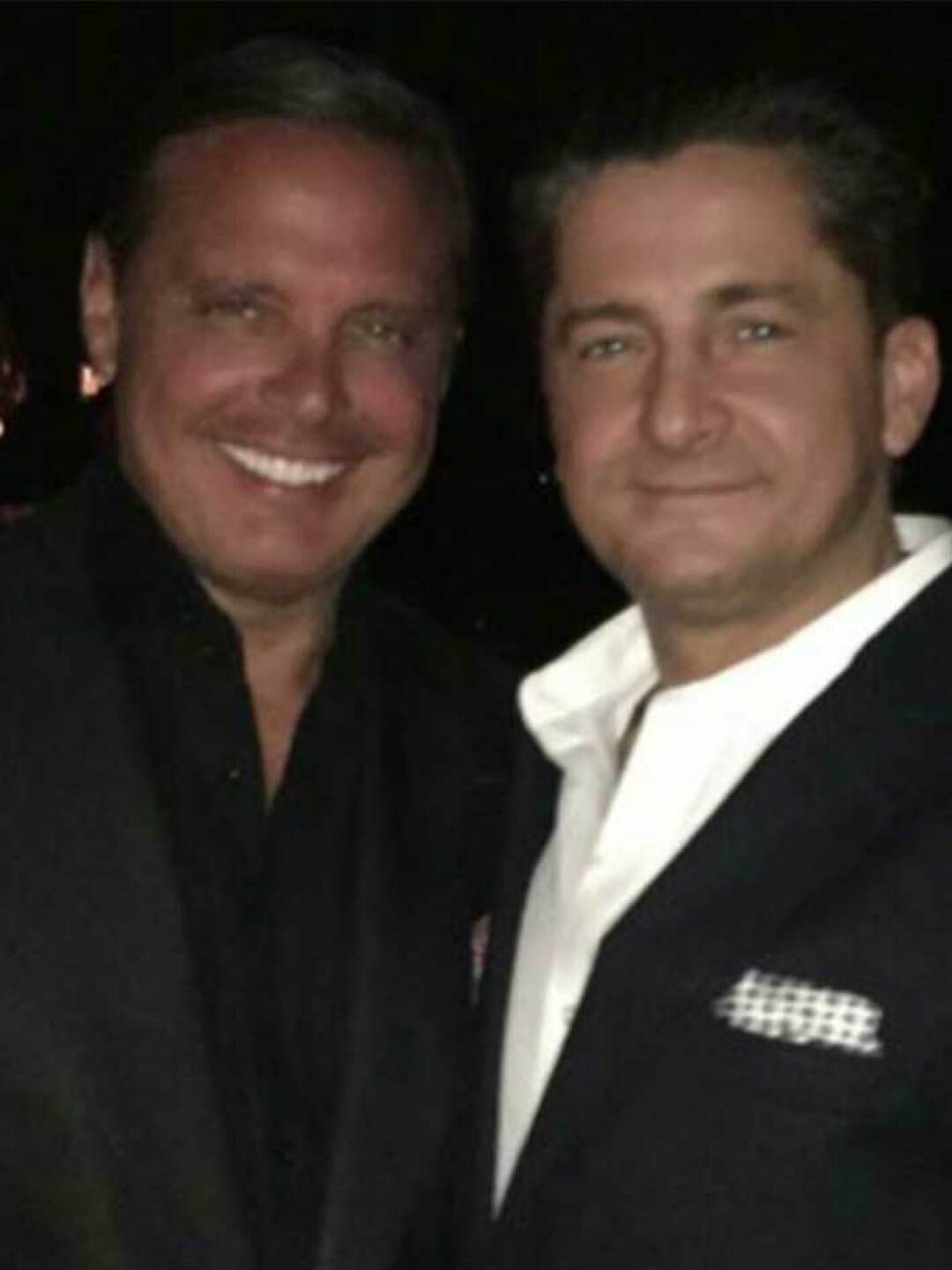 Alejandro Basteri y Luis Miguel.