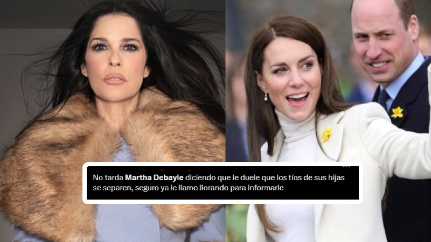Martha Debayle sale embarrada en la polémica de Kate Middleton y el Príncipe William