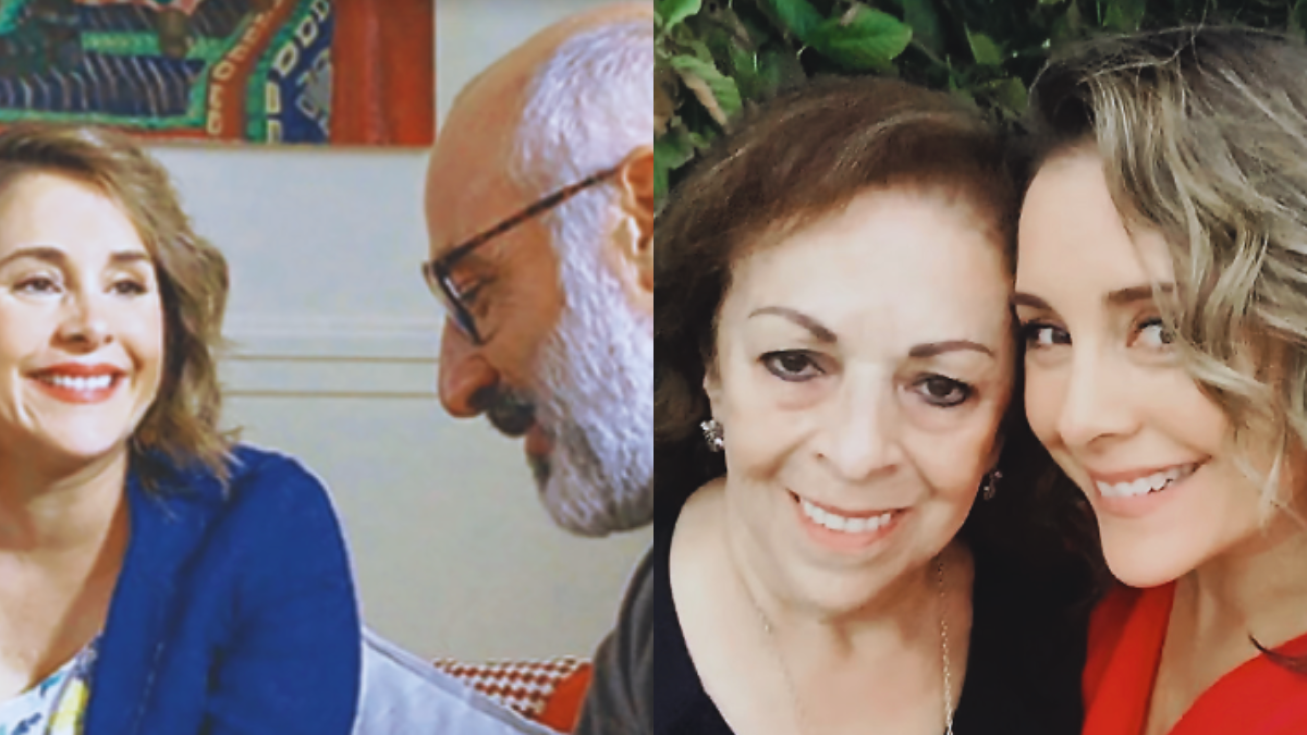 Karyme Lozano y sus padres