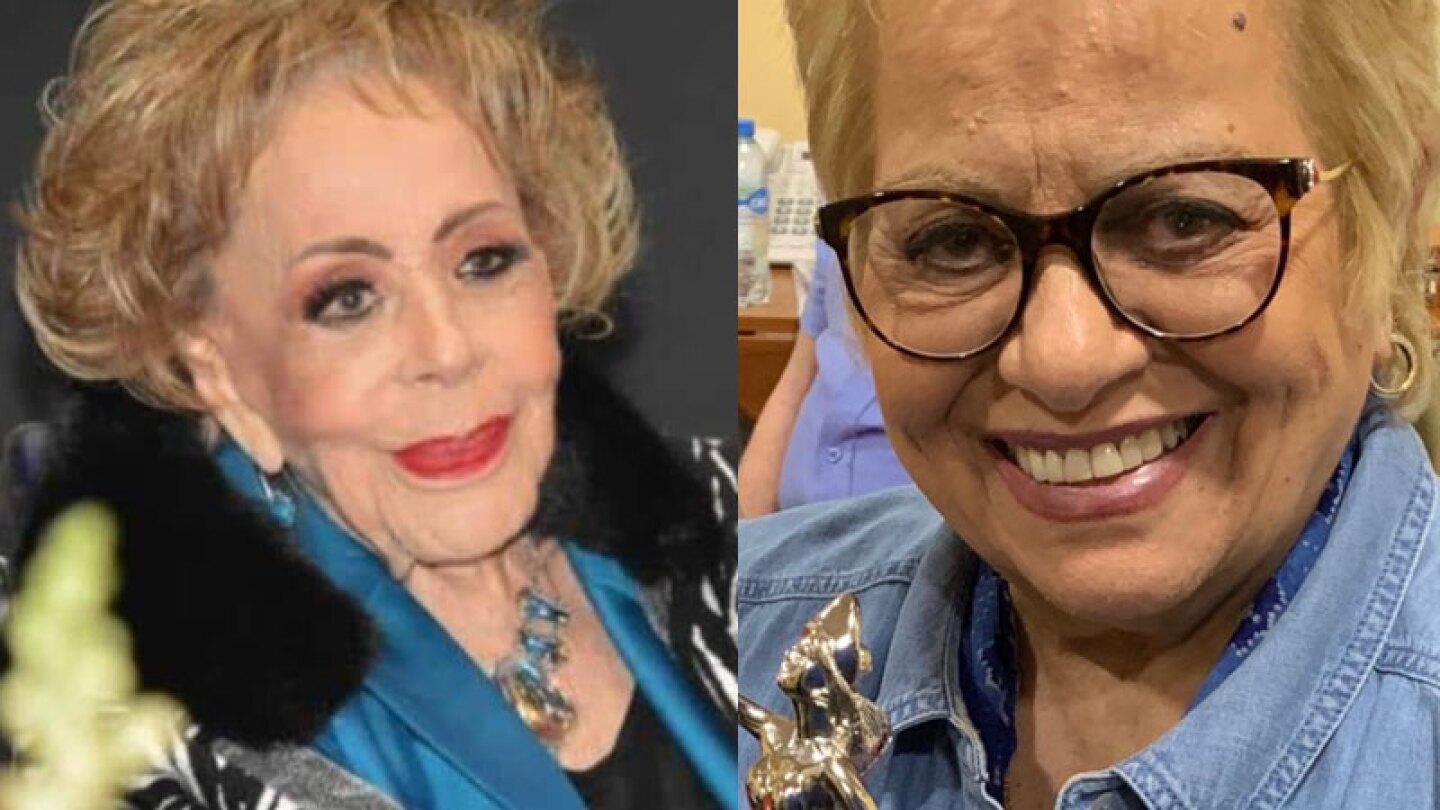 Silvia Pinal y Tina Galindo amigas