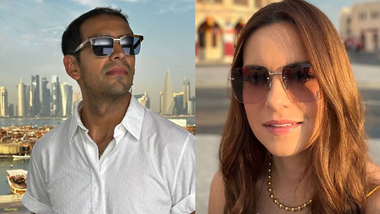 Tania Rincón y El Capi se reencuentran en Qatar