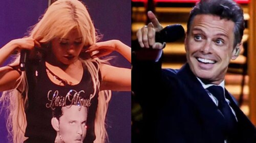 Camila Cabello con playera de Luis Miguel