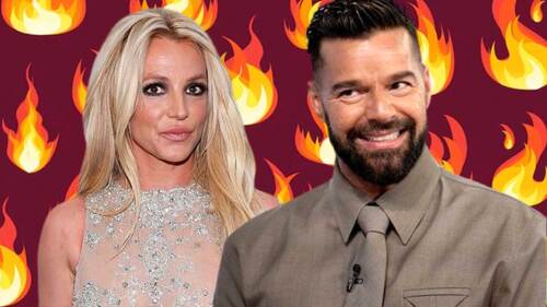 Ricky Martin posa desde el baño, pero lo comparan con Britney Spears: "Se le metió espíritu de Britney"