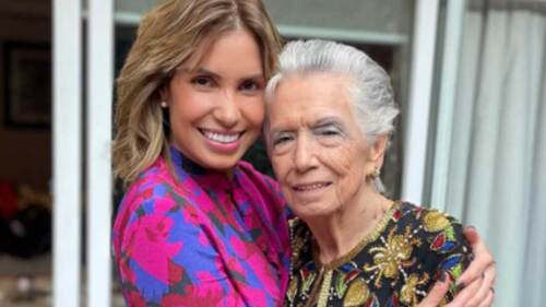 Andrea Escalona celebra a lo grande el cumpleaños 88 de su abuela