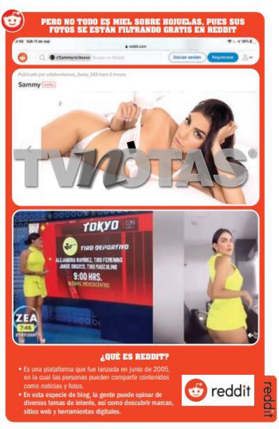 La colaboradora de Paco Zea.