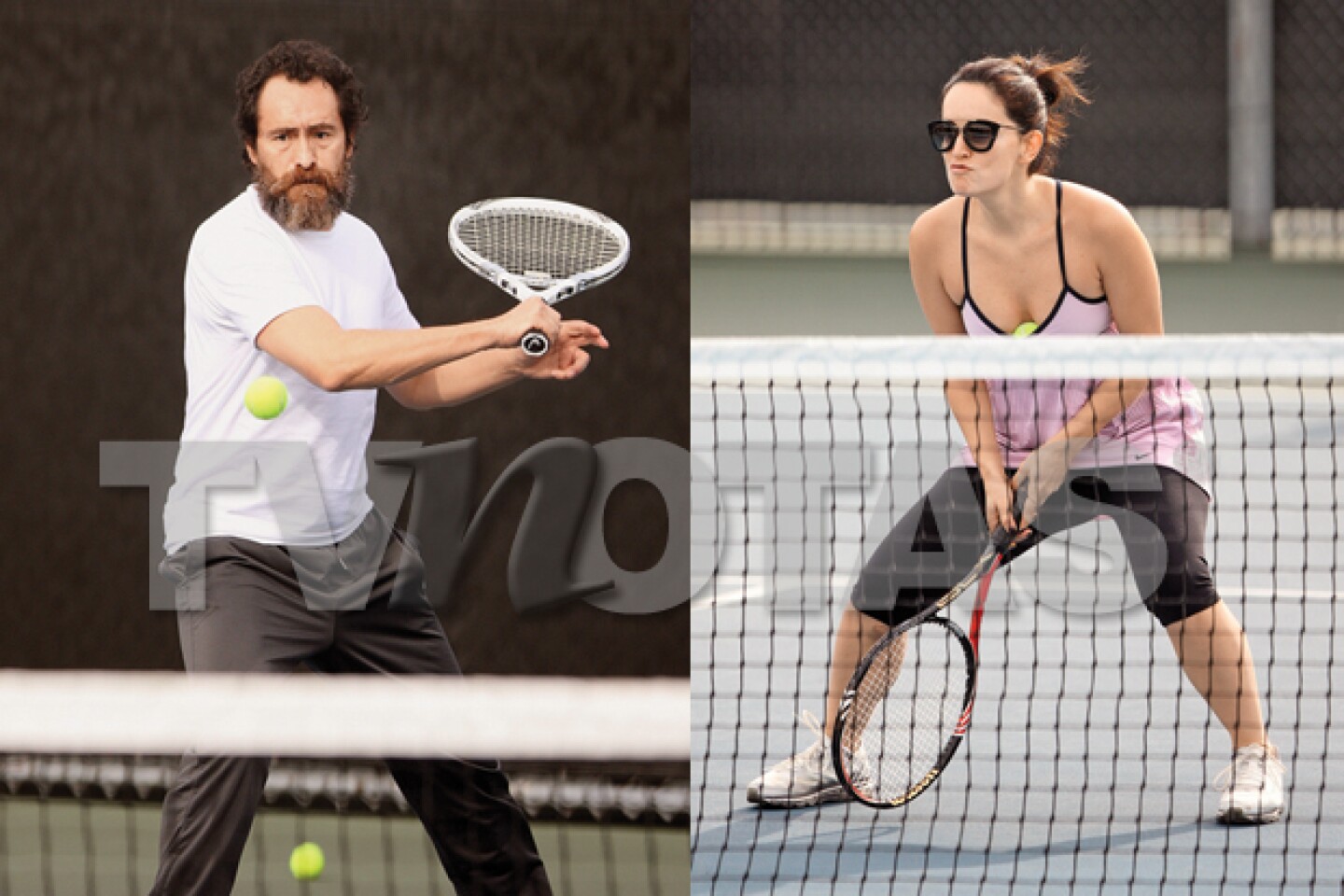 Demián Bichir le echó muchas ganas, pero Ana de la Reguera le ganó aunque por muy poca diferencia.