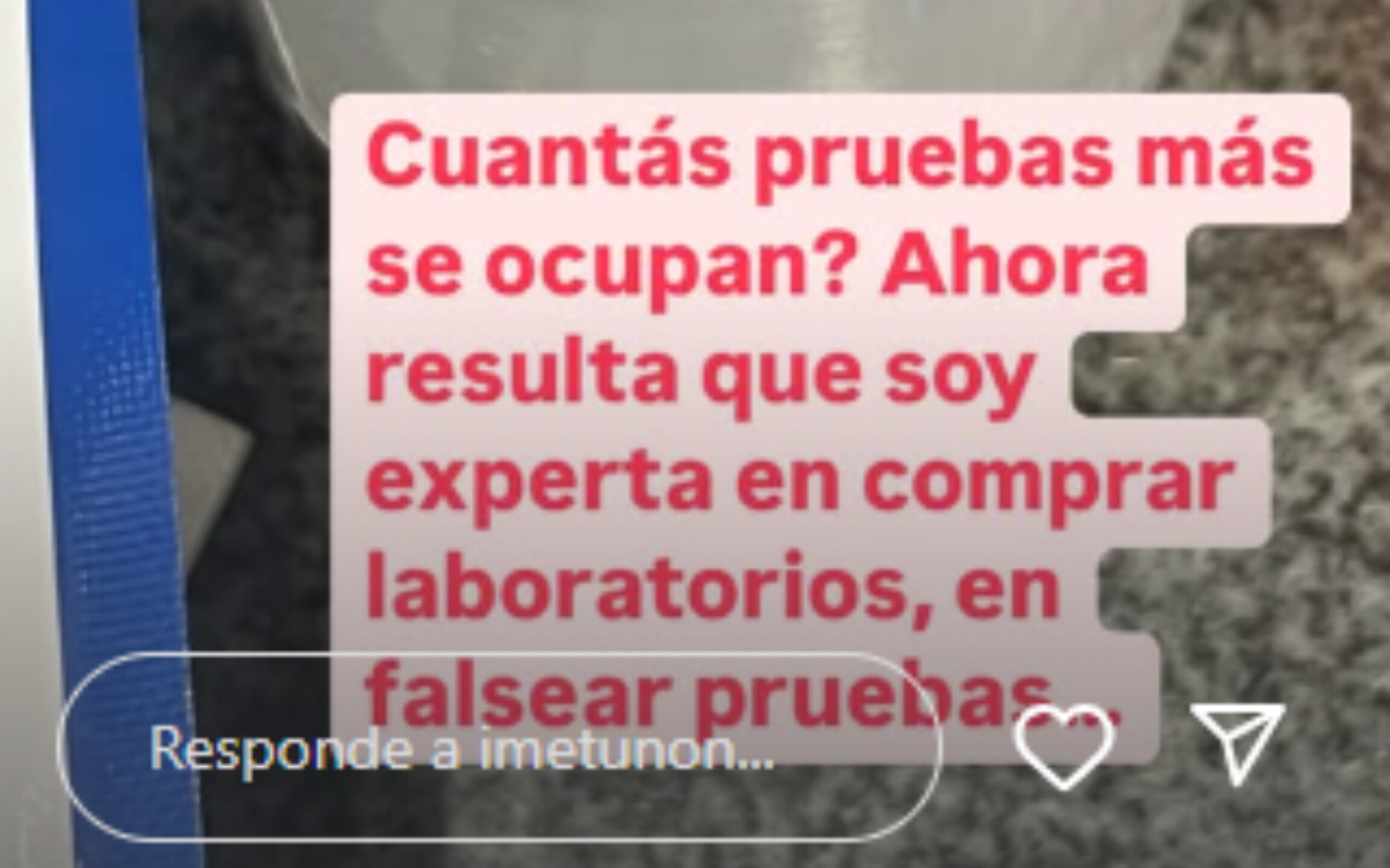 Imelda Tuñón pruebas