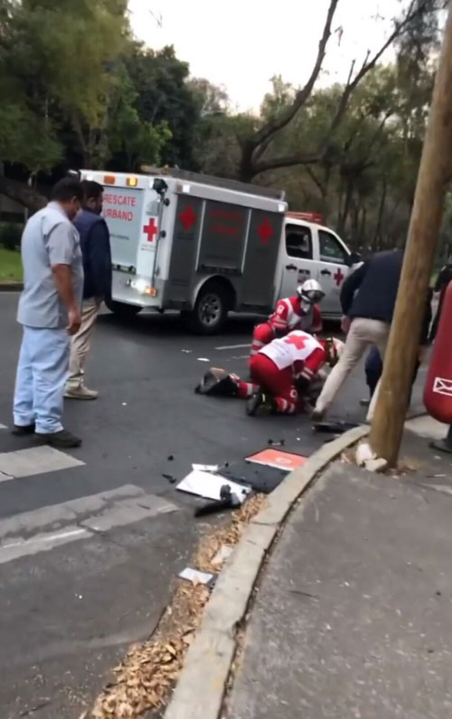 sabine moussier accidente didi repartidor