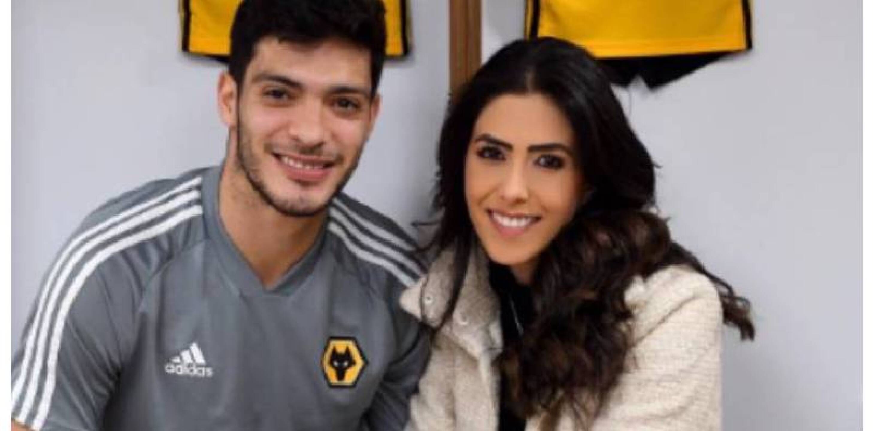 Raúl Jiménez y Daniela Basso