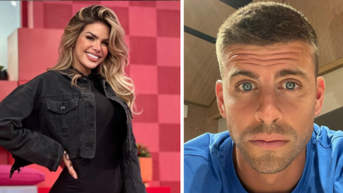 Marie Claire Harp y Gerard Piqué