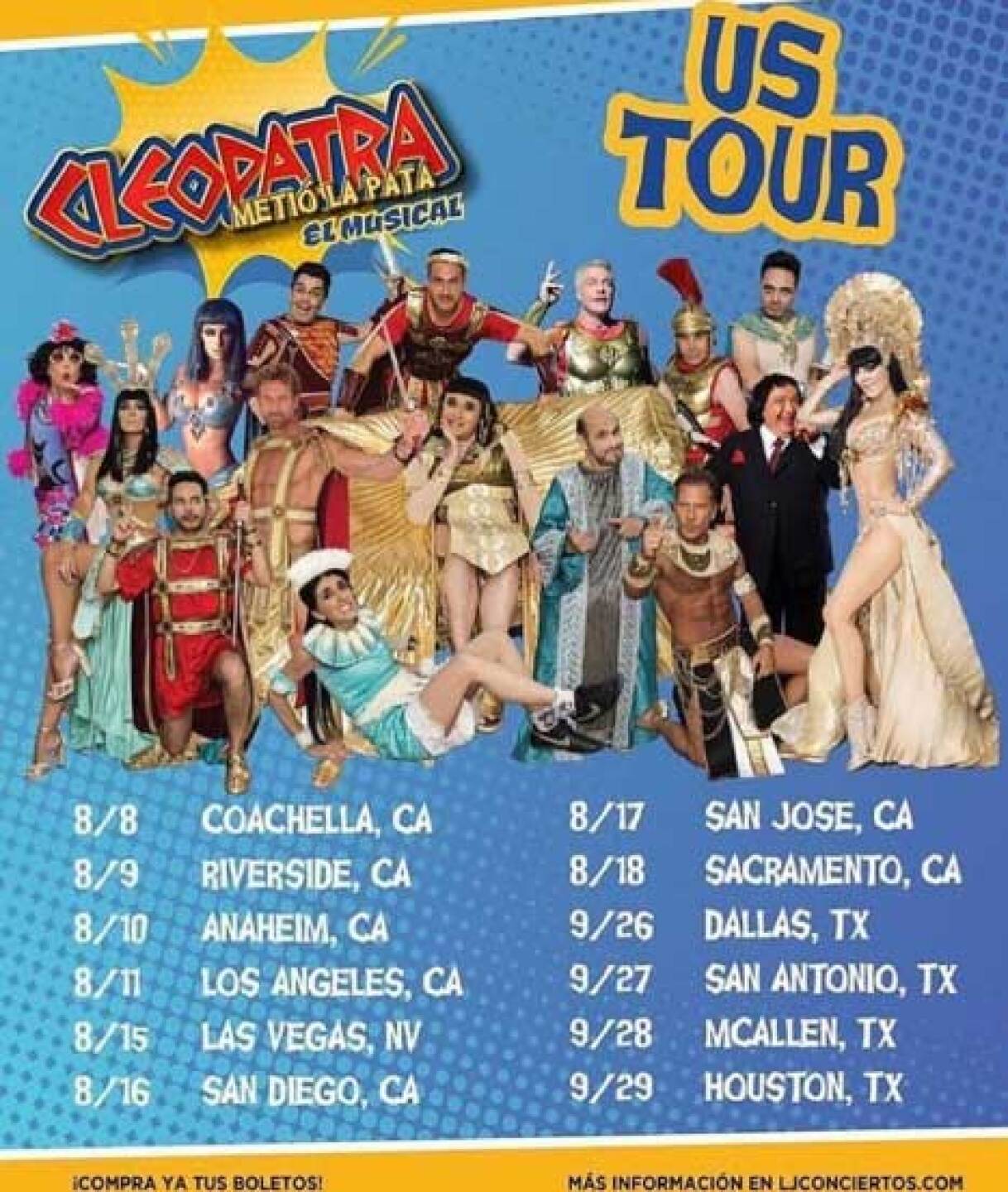 Estas son las próximas fechas de presentación.