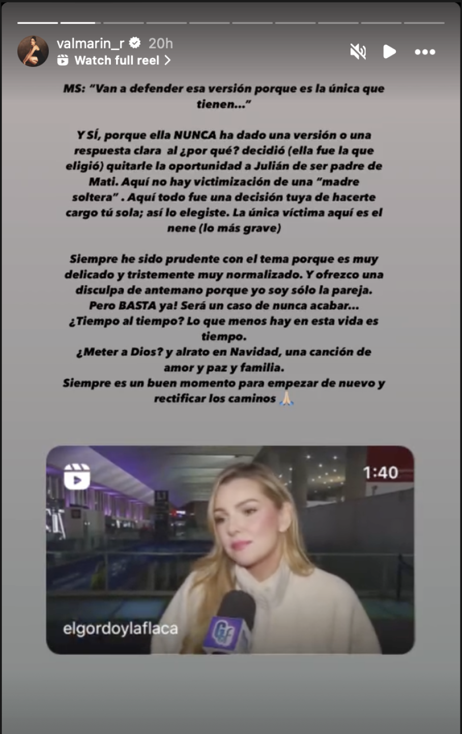 Valería Marín arremete contra Marjorie