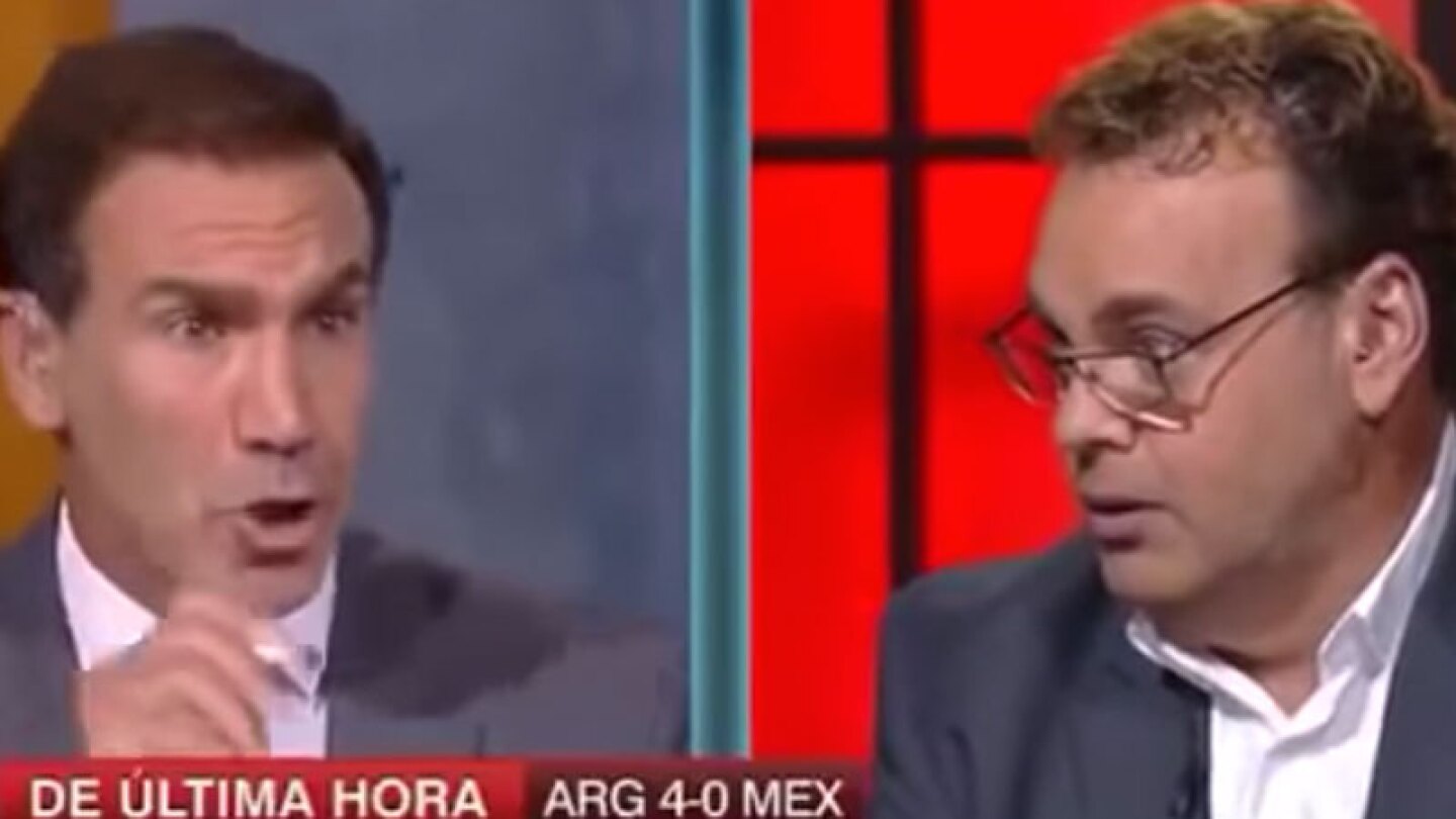 David Faitelson se hace de palabras con compañero en programa en vivo