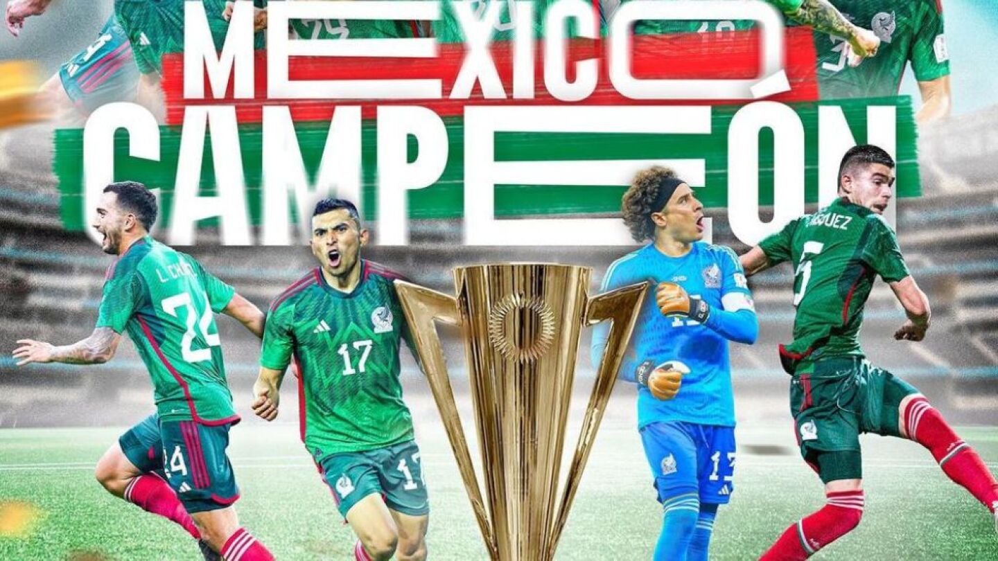 México se convirtió en campeón de la Copa Oro.