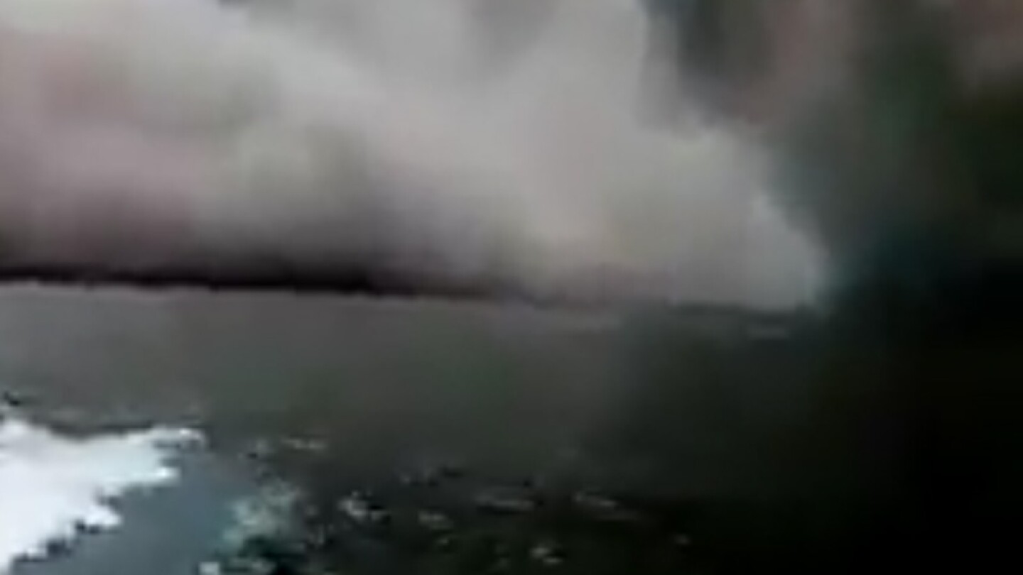 Captan aparatoso derrumbe en el Cañon del Sumidero 