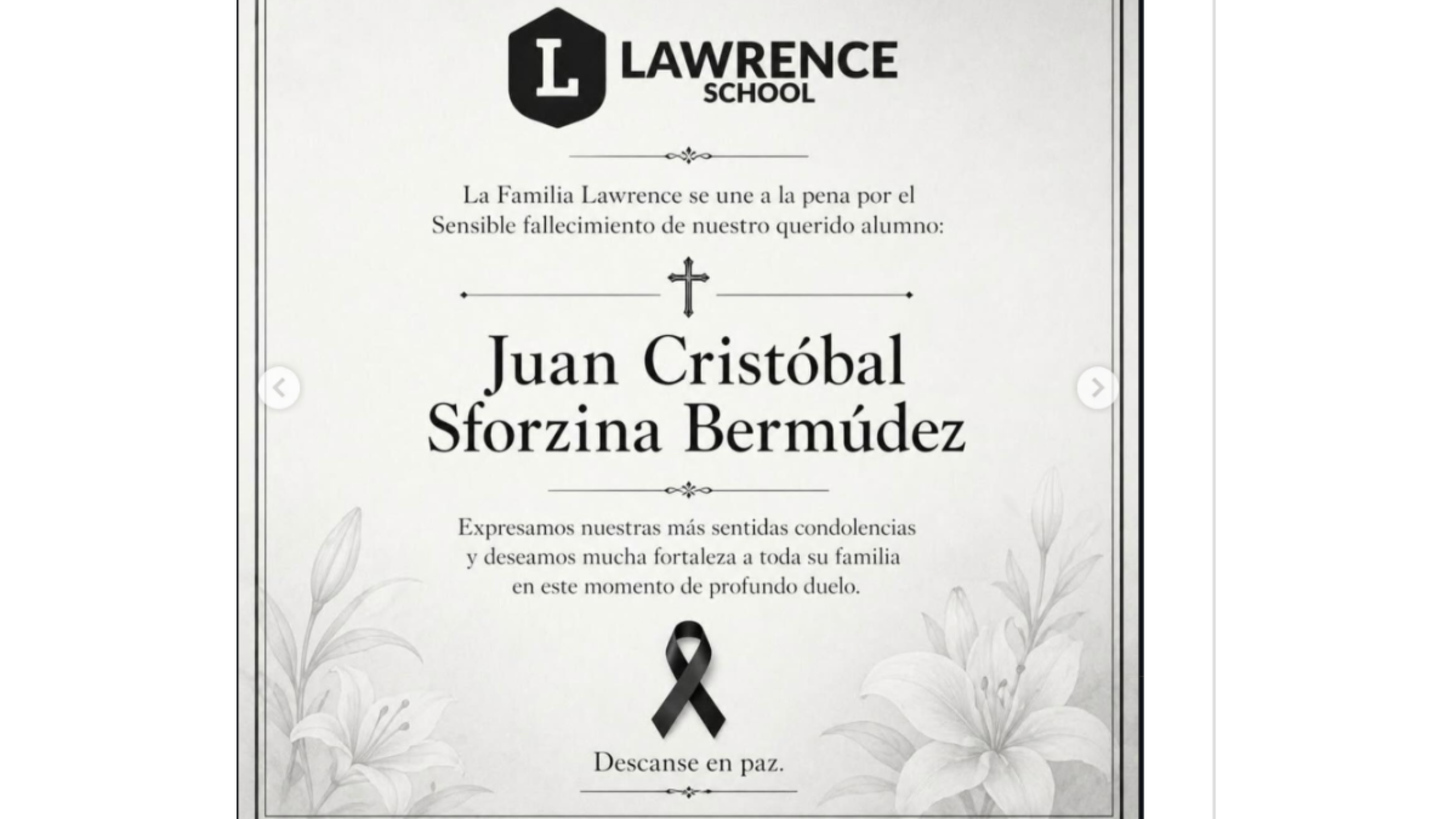 murió el hijo de Josemith Bermúdez