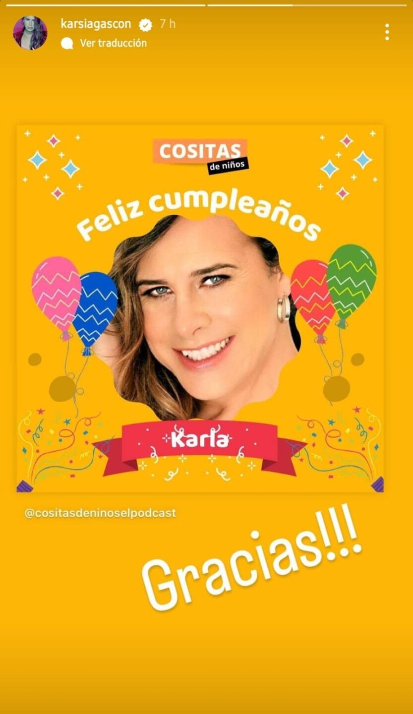 Karla Sofía Gascón cumpleaños el 31 de marzo.