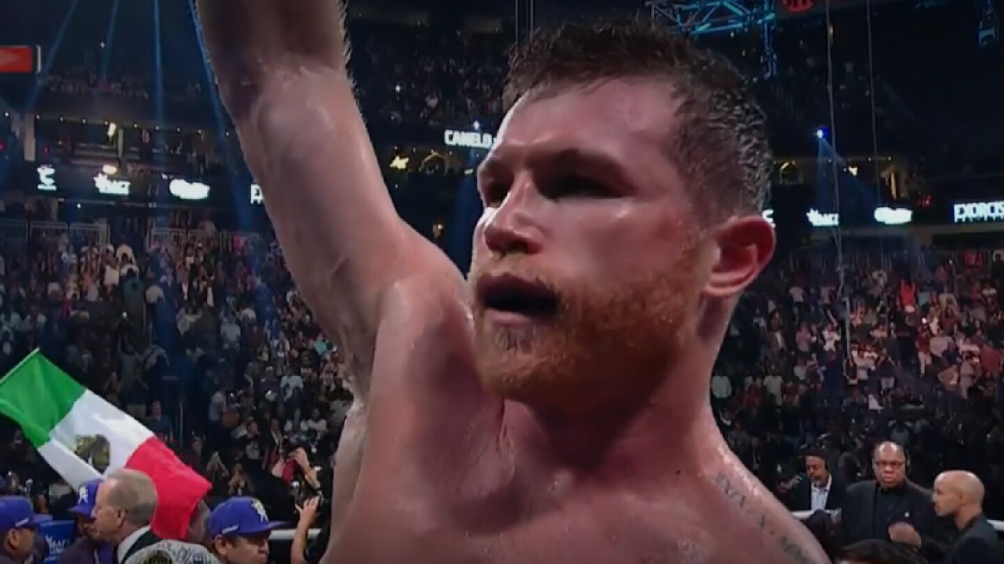 Canelo Álvarez triunfo