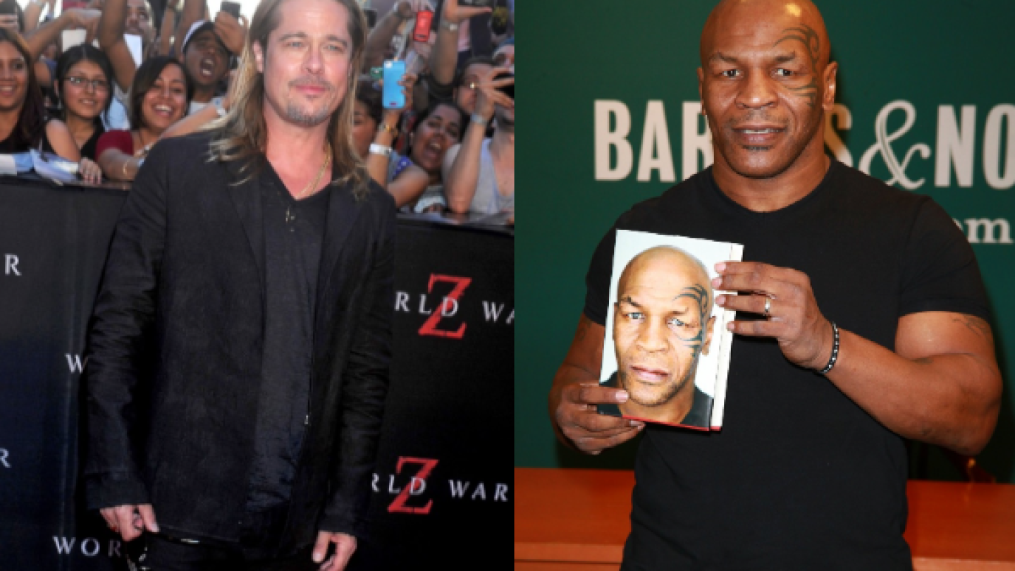 Mike Tyson recordó como Brad Pitt le rogó
