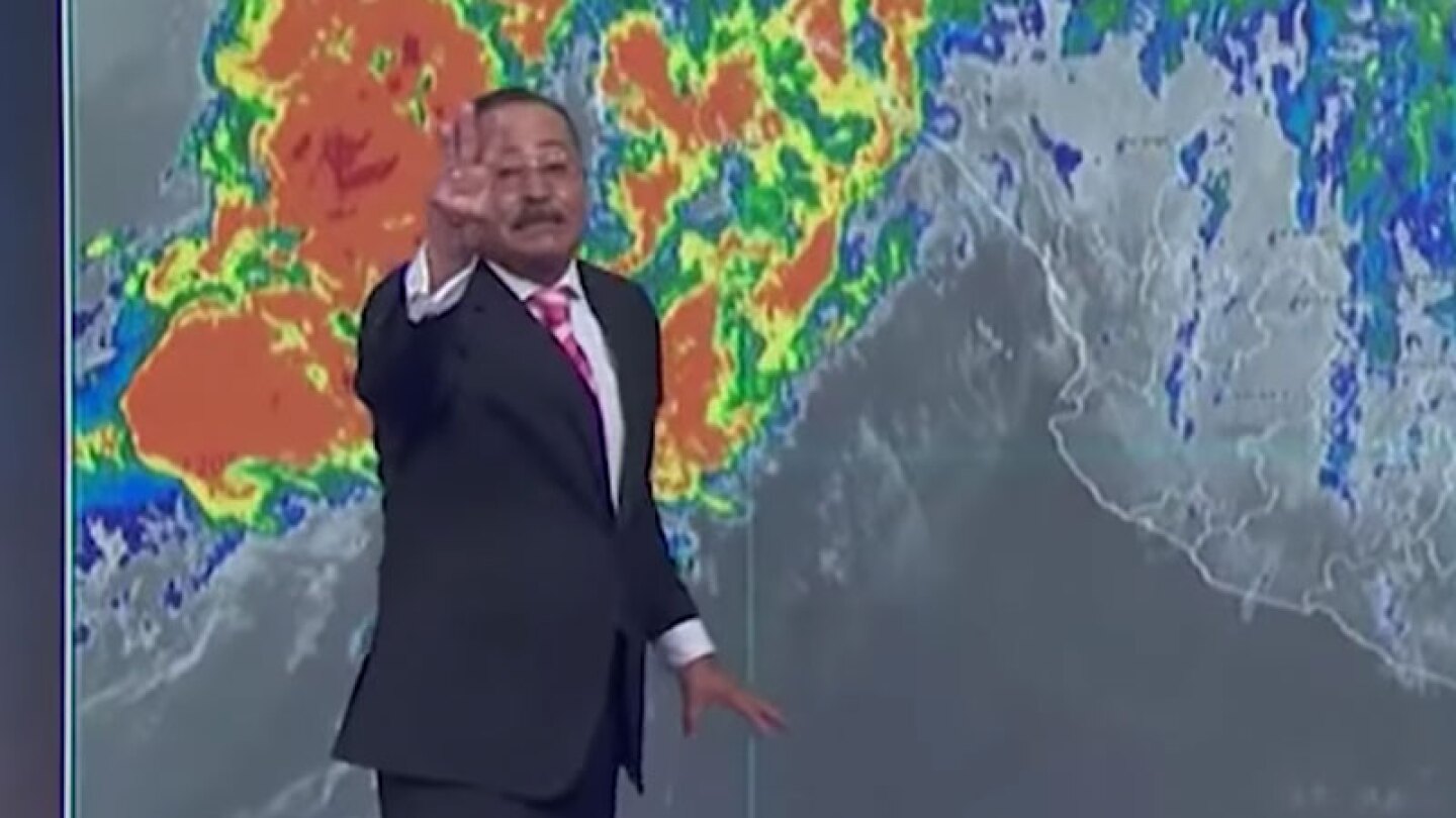 Tras 15 años fuera de Televisa, así regresó al matutino; su pequeña hija lo preparó para el famoso baile del clima