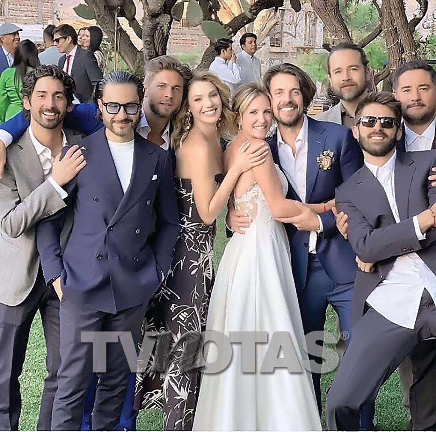 Juan Martín Jáuregui y María Noel invitaron a famosos a su boda