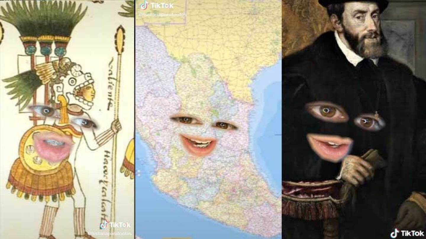 Tiktoker enseña historia en redes sociales