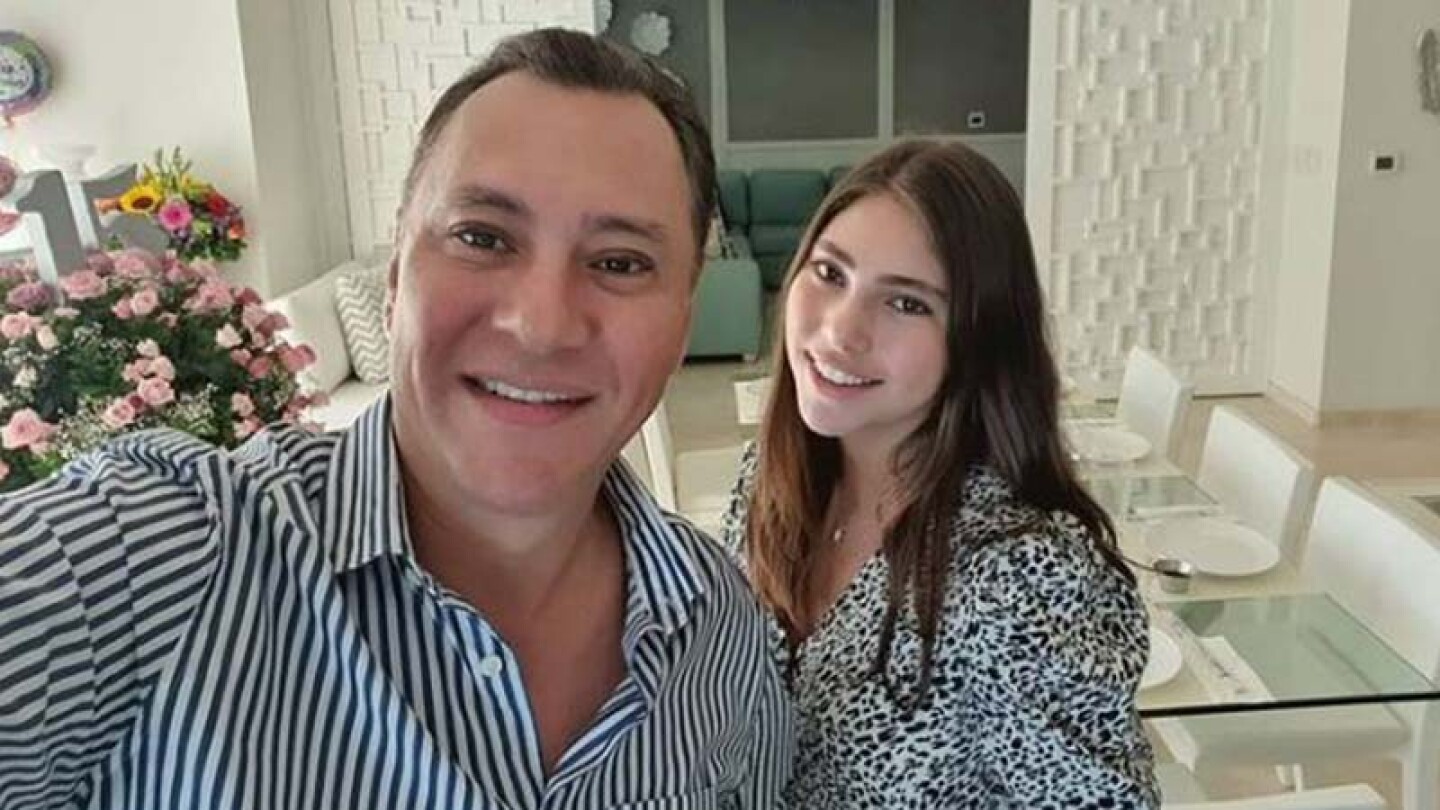 Mariano Osorio y su hija.