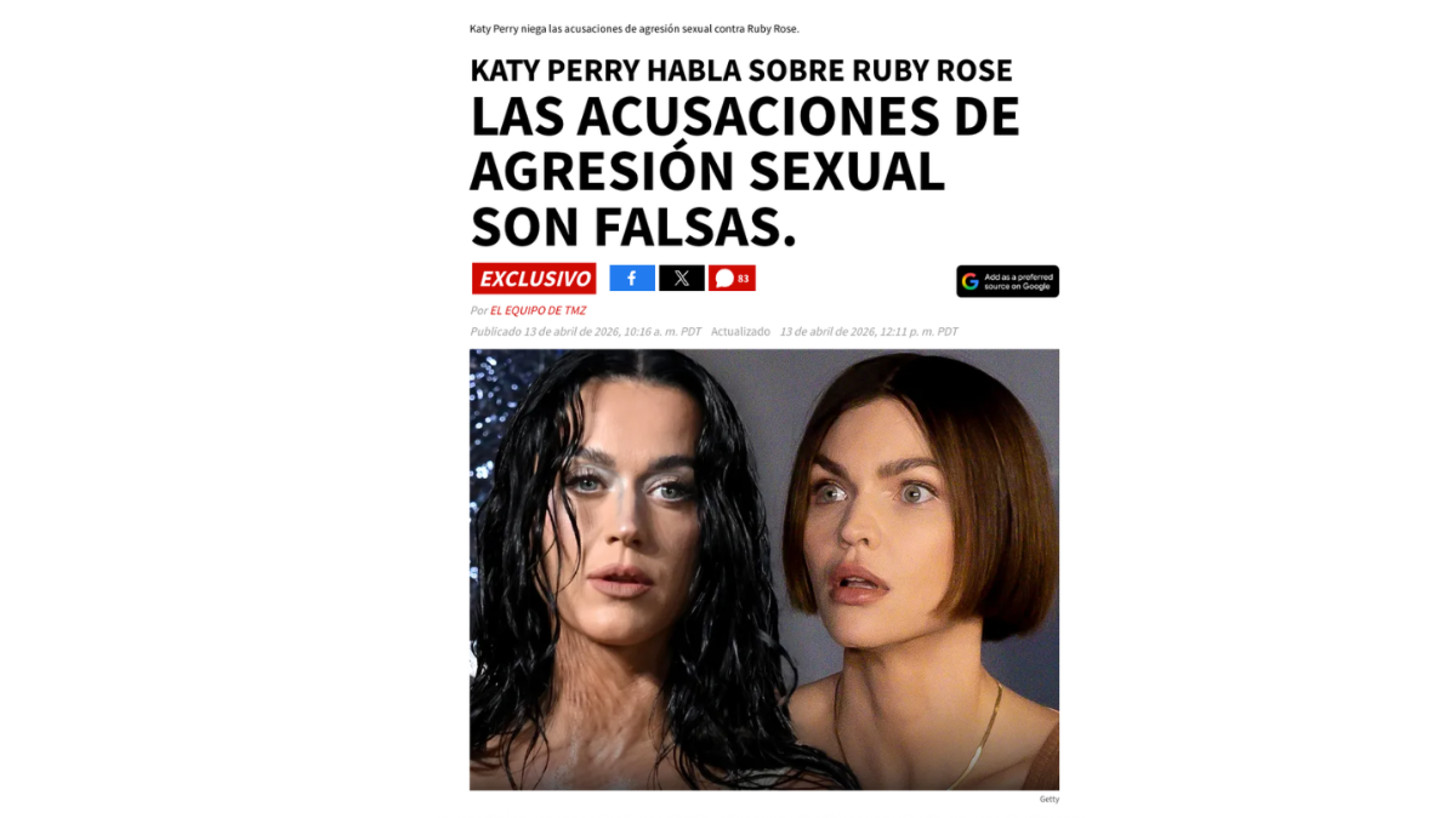 respondió Katy Perry