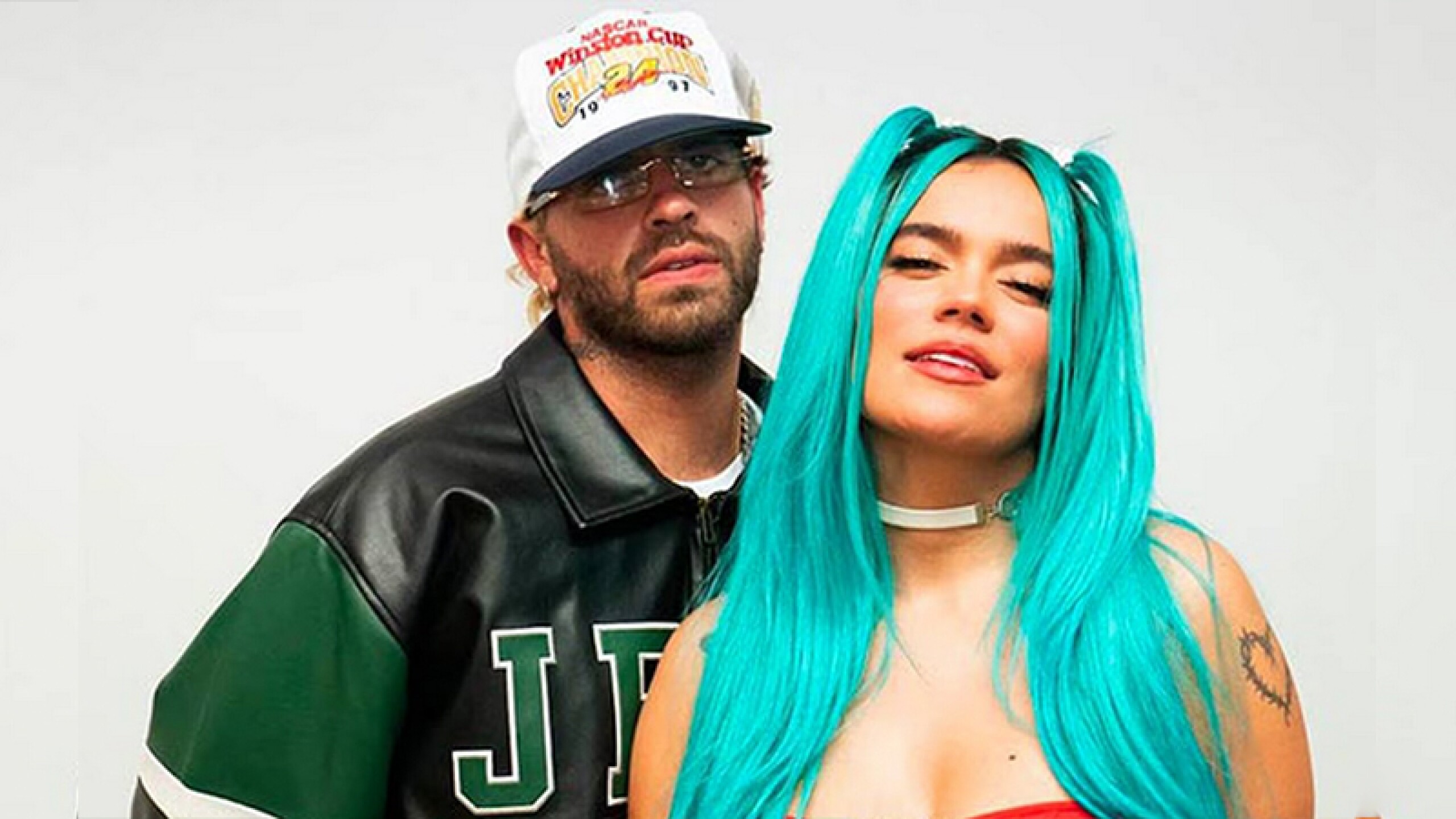 Señalan a Karol G de serle infiel a Feid con una mujer