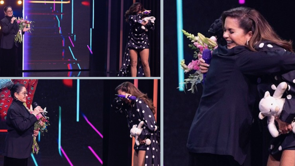 Juego de voces 2025 Lucero se encuentra con Angélica Aragón, y recuerdan 'Chispita'