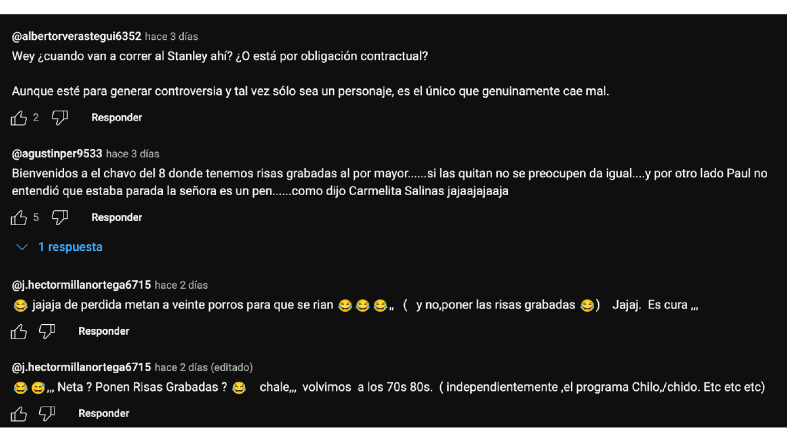 Críticas al programa por el uso de risas grabadas